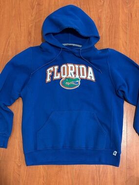 Russell Athletic Royal Blue Florida Pullover Hoodie with Gator Logo